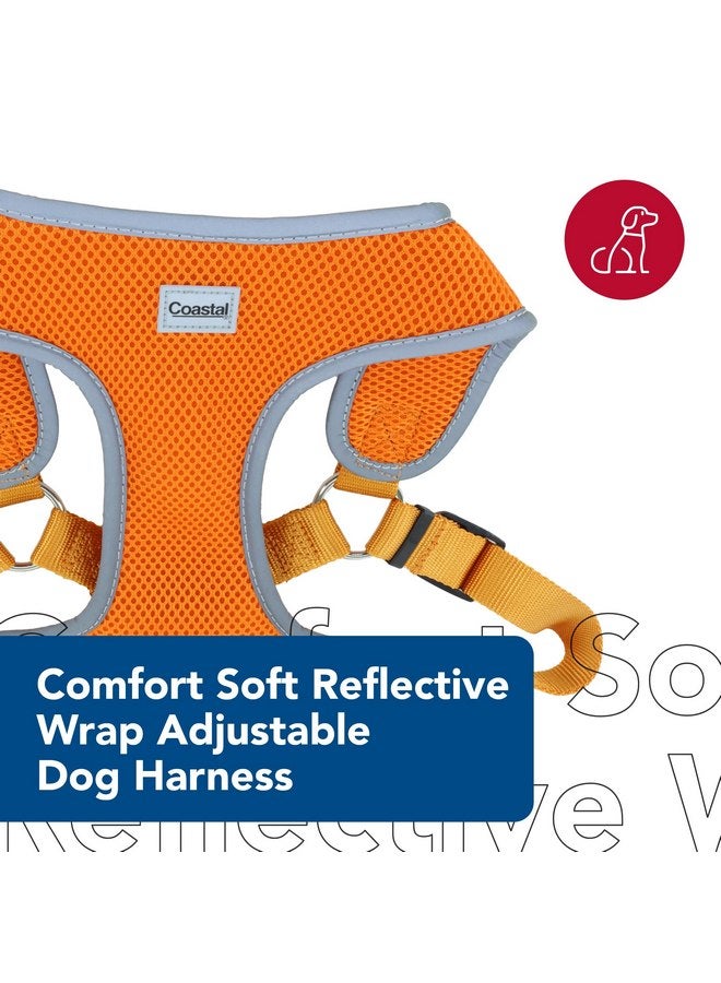 كوستال حزام كلب قابل للتعديل وناعم من Coastal Pet Comfort - حزام كلب لا يسحب للكلاب الصغيرة والكبيرة - برتقالي غروب الشمس - 1" x 28"-36" - Image 2