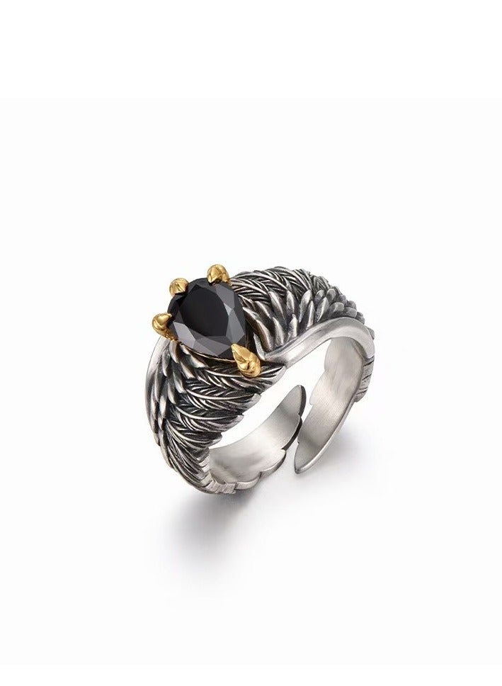 Akali The wing feather boys' ring is versatile  - Image 1