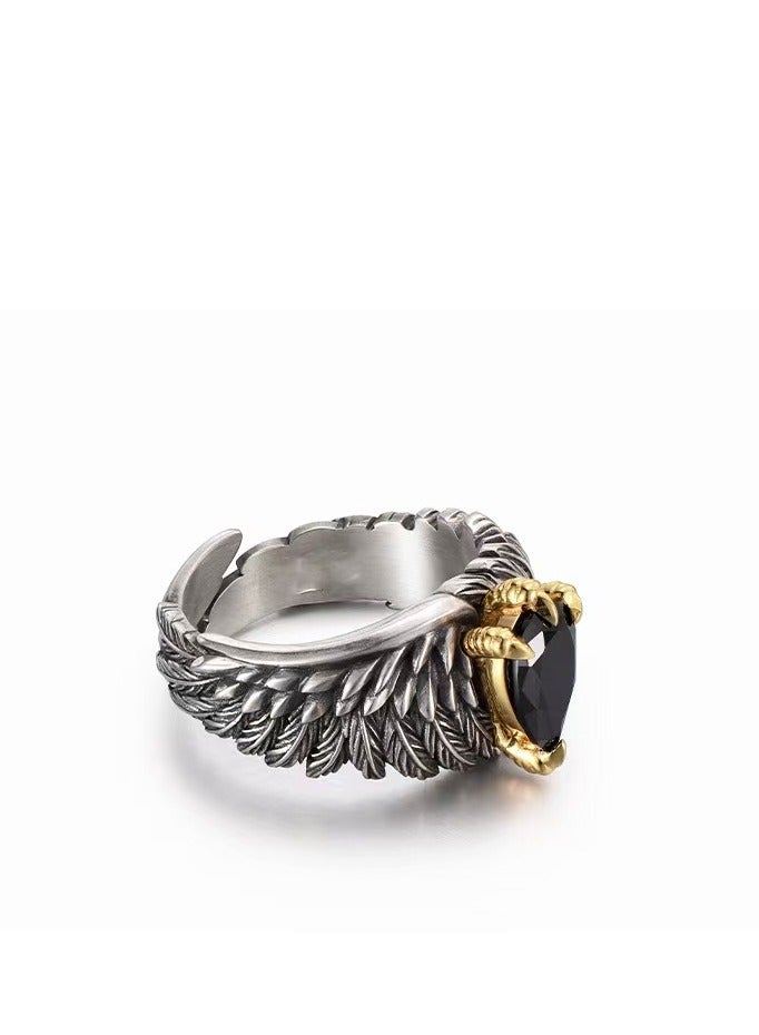 Akali The wing feather boys' ring is versatile  - Image 2