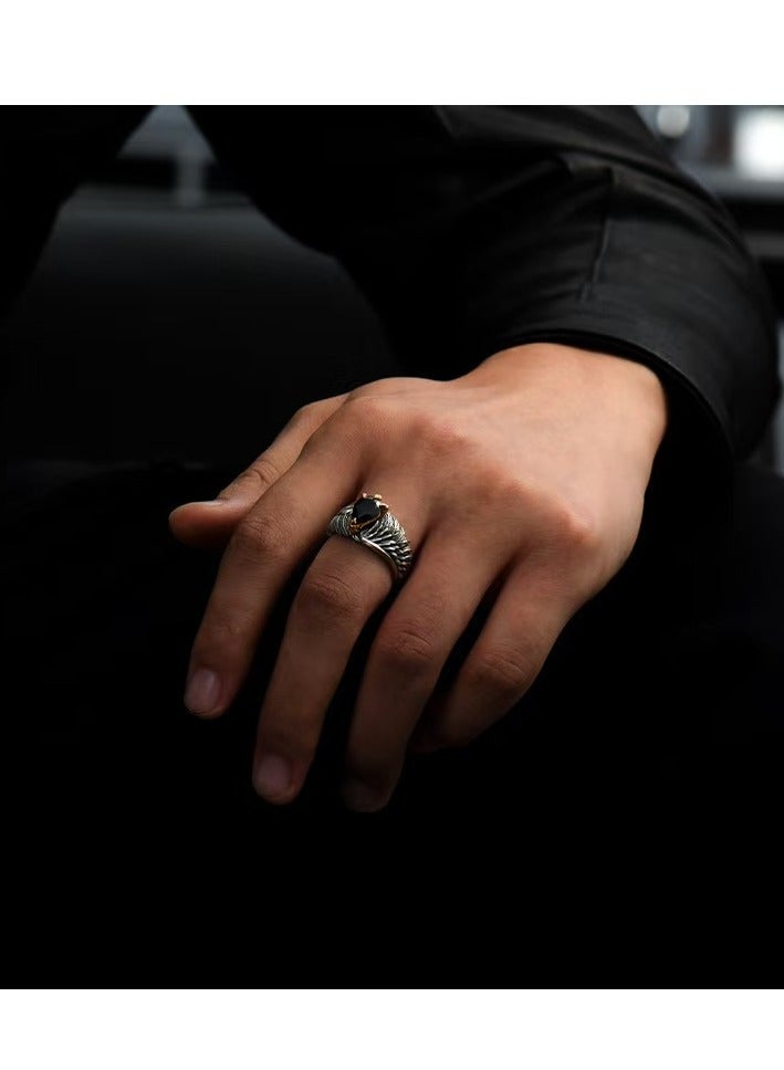 Akali The wing feather boys' ring is versatile  - Image 5