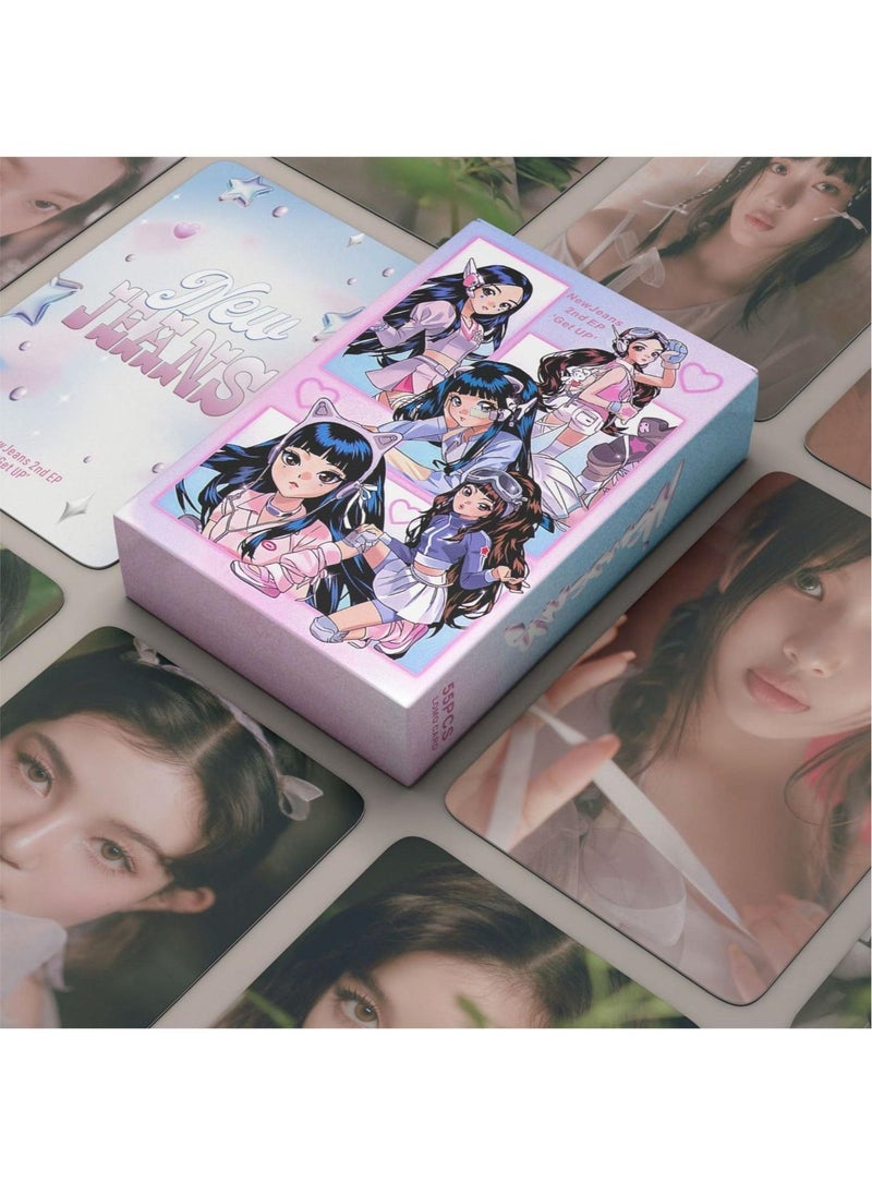55 Piece New Jeans Photo Get Up New Al Lomo Card - Image 1