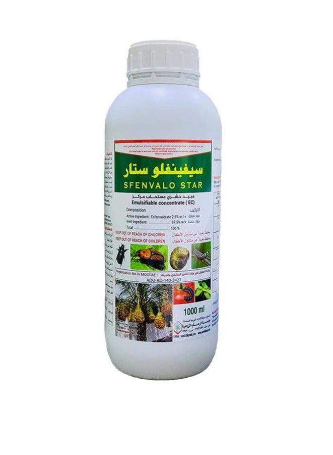 CRYSTAL Sfenvalo Star® an MOCCAE Approved Insecticide for Plants | Made in Spain | No.1 Choice of Gardeners | 1L  - Image 1