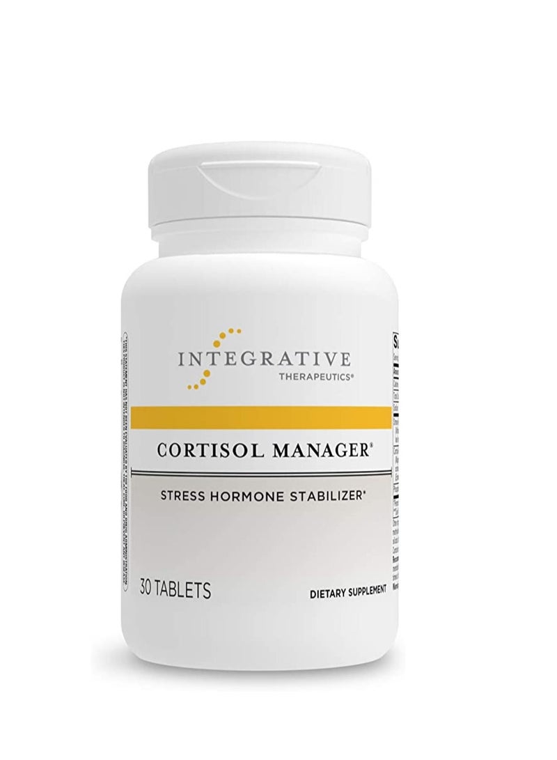 Integrative Therapeutics Cortisol Manager  with Ashwagandha - Reduces Stress to Support Restful Sleep - 30 Count