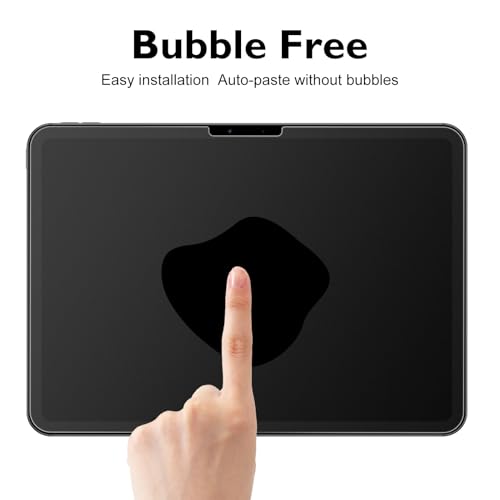 Esanik [2+2 Pack Like Paper Glass Screen Protector for iPad Pro 13 Inch M5/M4 (2025/2024) with Camera Lens Protector & Alignment Frame, 9H Tempered Glass PAPERed Film for Drawing Writing - Image 5