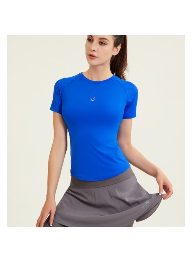 Women Running T Shirts Breathable Short Sleeves Quick Dry Outdoor Sport Shirt Gym Fitness Training Tees Yoga Jogging Tops - Image 1
