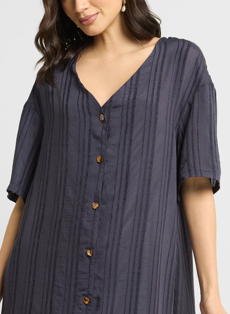 Khizana Button-Down Maxi Dress - Image 3