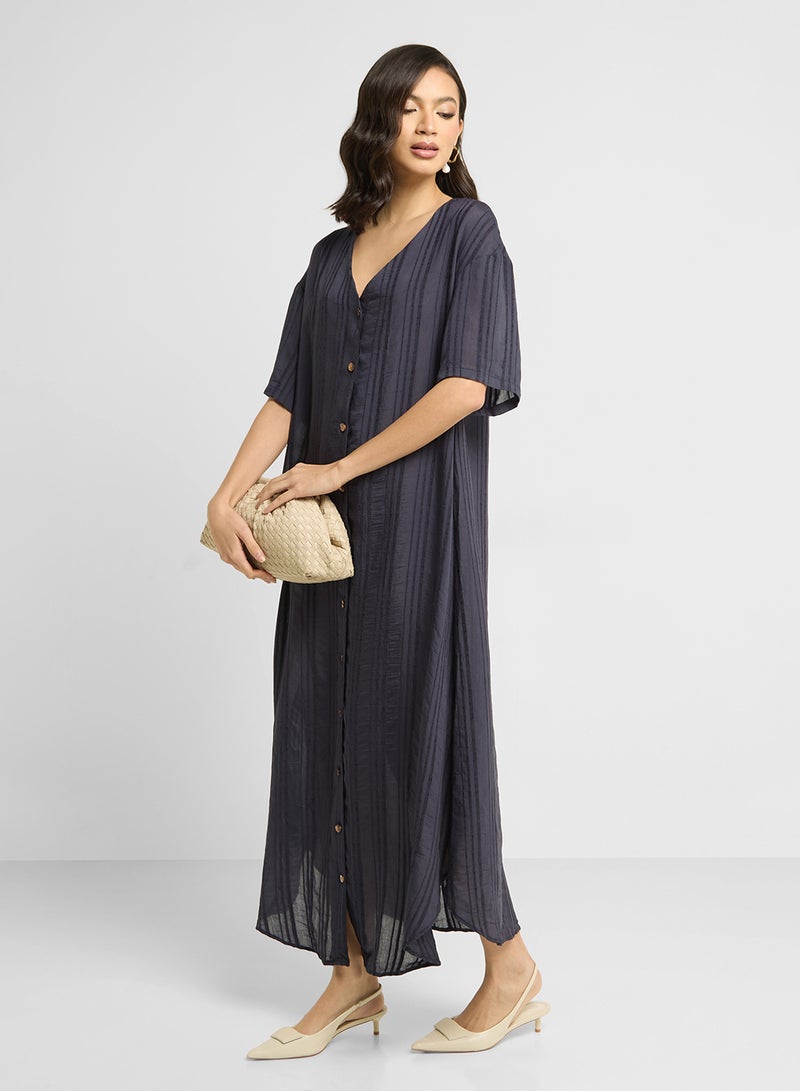 Khizana Button-Down Maxi Dress - Image 4