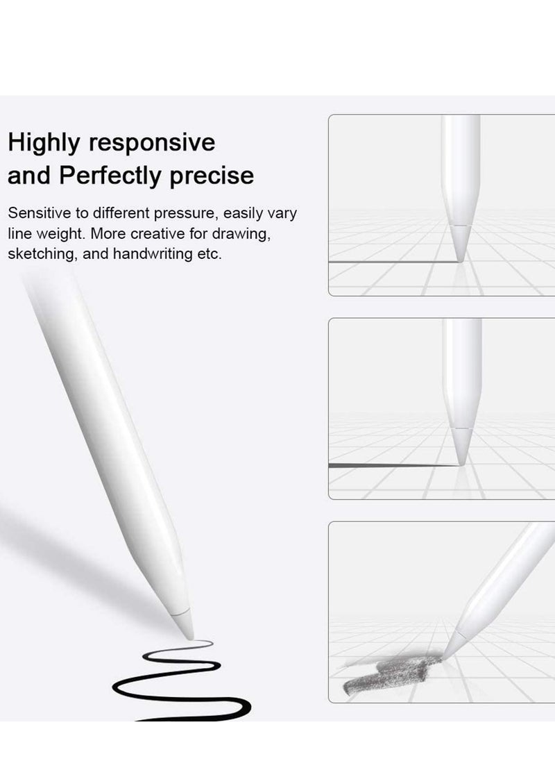 KASTWAVE - أطراف قلم متوافقة مع قلم Apple iPad Pro iPencil Nibs بديلة من الجيل الأول من الجيل الثاني، حساسية عالية ودعم التشغيل الحساس للضغط، عبوة من قطعتين - Image 1