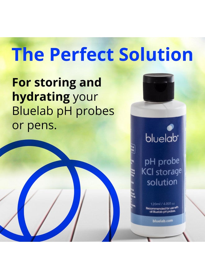 bluelab STSOL120 KCL Storage Solution 120ml PH Probe And Pen, Maintain Meters Used For Water, Soil, And Hydroponic System Or Indoor Plant Grow White  - Image 2