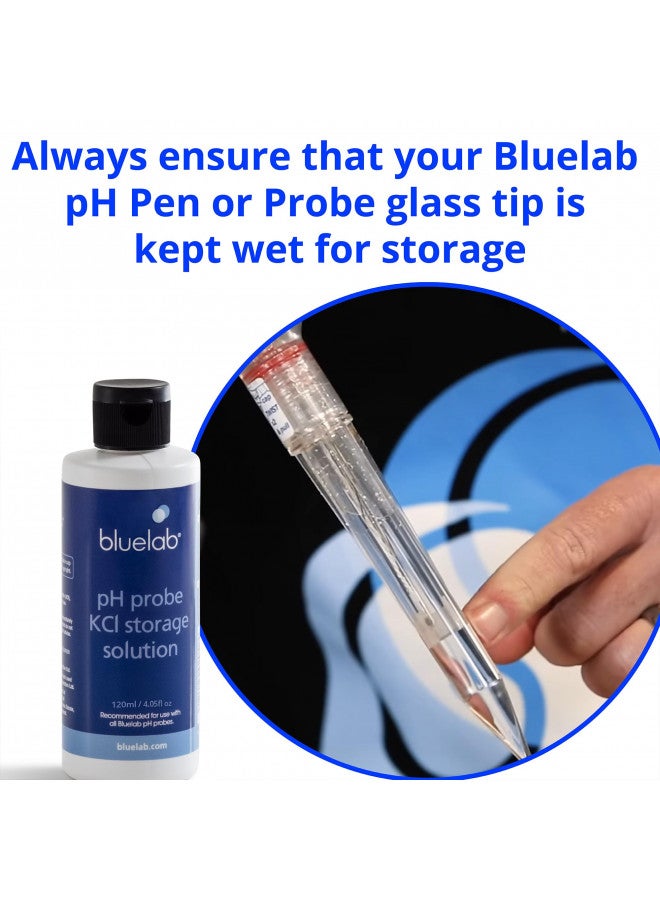 bluelab STSOL120 KCL Storage Solution 120ml PH Probe And Pen, Maintain Meters Used For Water, Soil, And Hydroponic System Or Indoor Plant Grow White  - Image 4