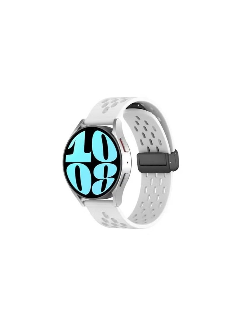 Silicone Band Magnetic Clasp 22MM Strap For Samsung galaxy watch3 45mm /galaxy 46mm/Gear S3/Huawei watch GT3 46MM/GT2E/GT2 Pro/GT GT2 46MM/Magic Watch2 46mm/Amazfit GTR 3/4 - Image 1