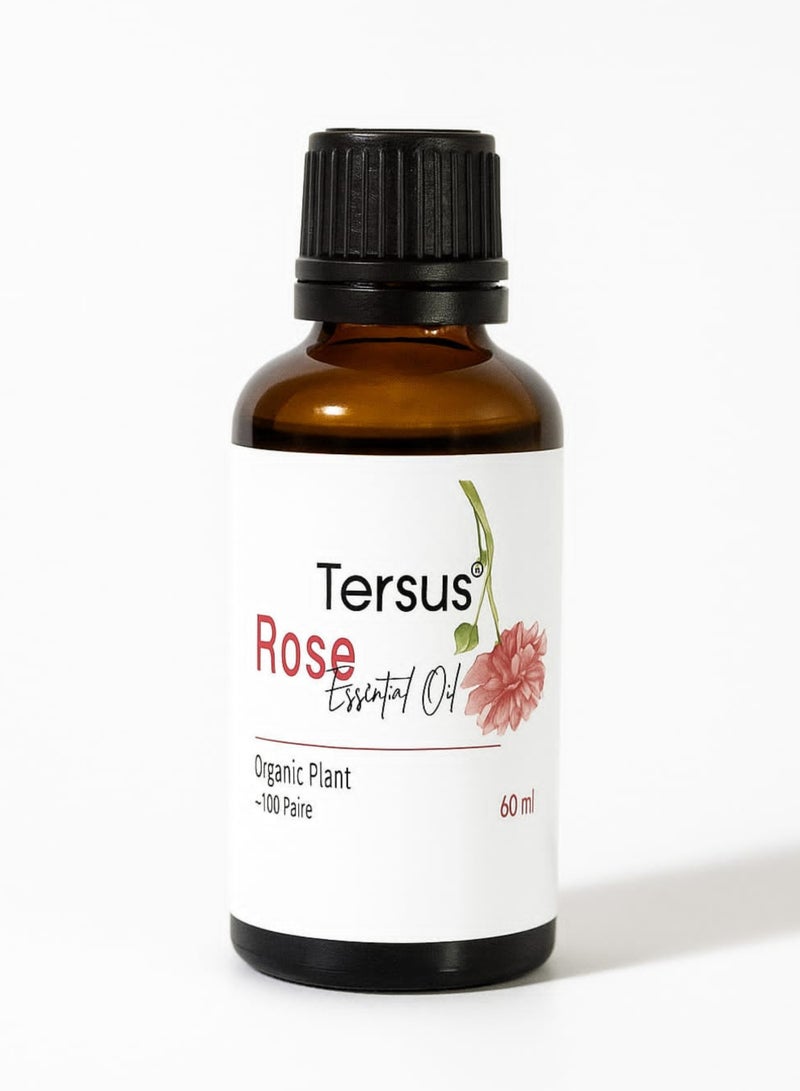 ترسيز زيت الورد النقي العضوي  – 60 مل