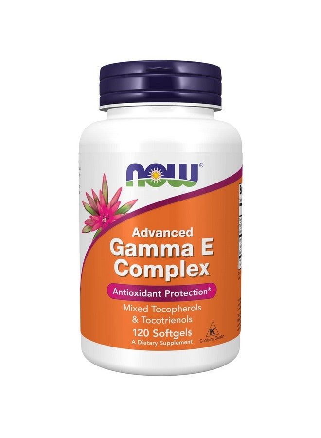 now Supplements Advanced Gamma E Complex Mixed Tocopherols & Tocotrienols Antioxidant Protection* 120 Softgels - Image 2