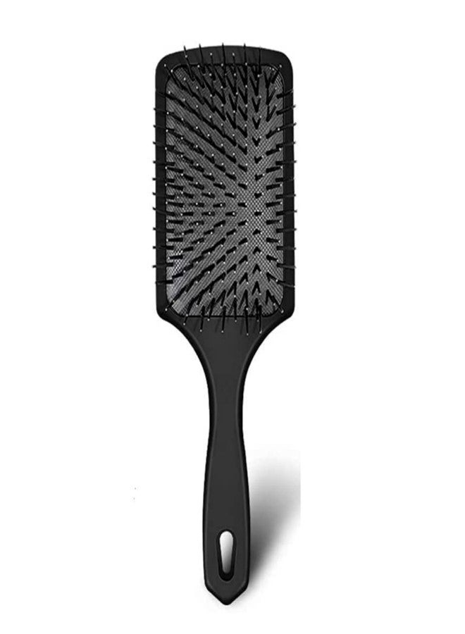 Aasakt Premium Professional Paddle Hair Brush, Black, Wide Detangling Brush for Men & Women, Ideal for Long Thick Curly Hair, Smooth Shiny Finish - Image 1