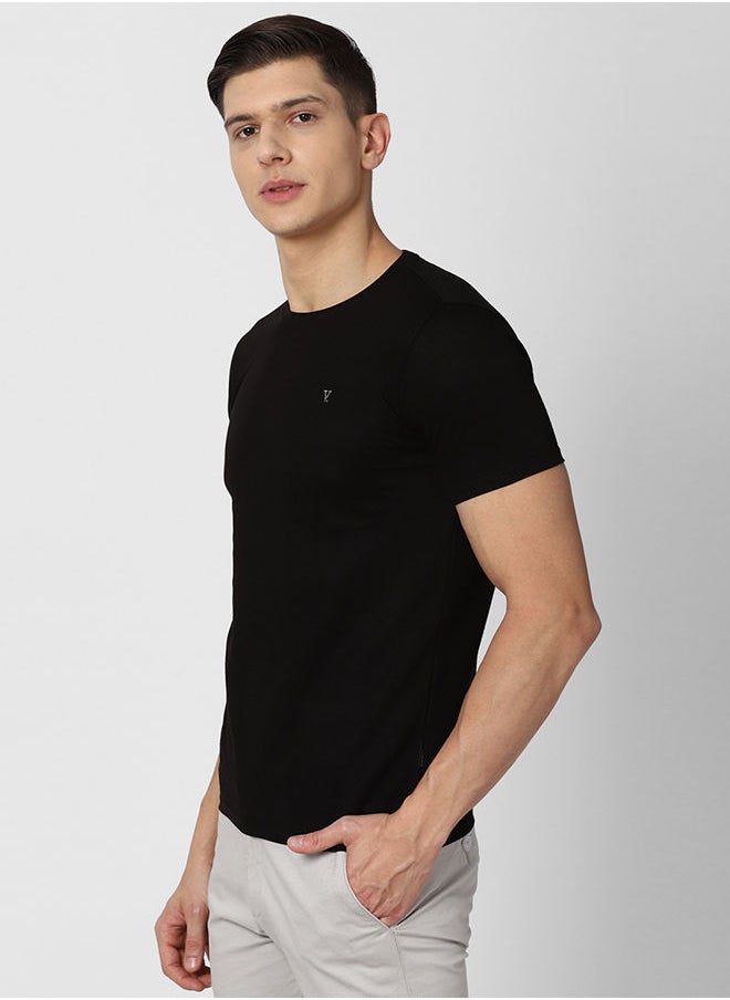 Van Heusen - Slim Fit Casual Crew Neck T-shirt - Image 1