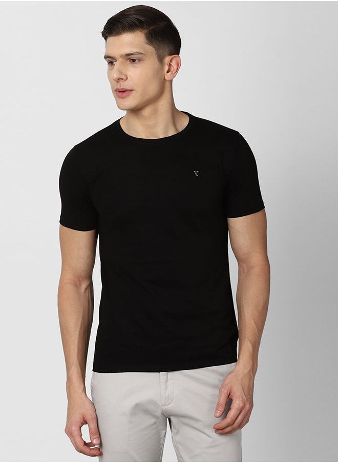 Van Heusen - Slim Fit Casual Crew Neck T-shirt - Image 1