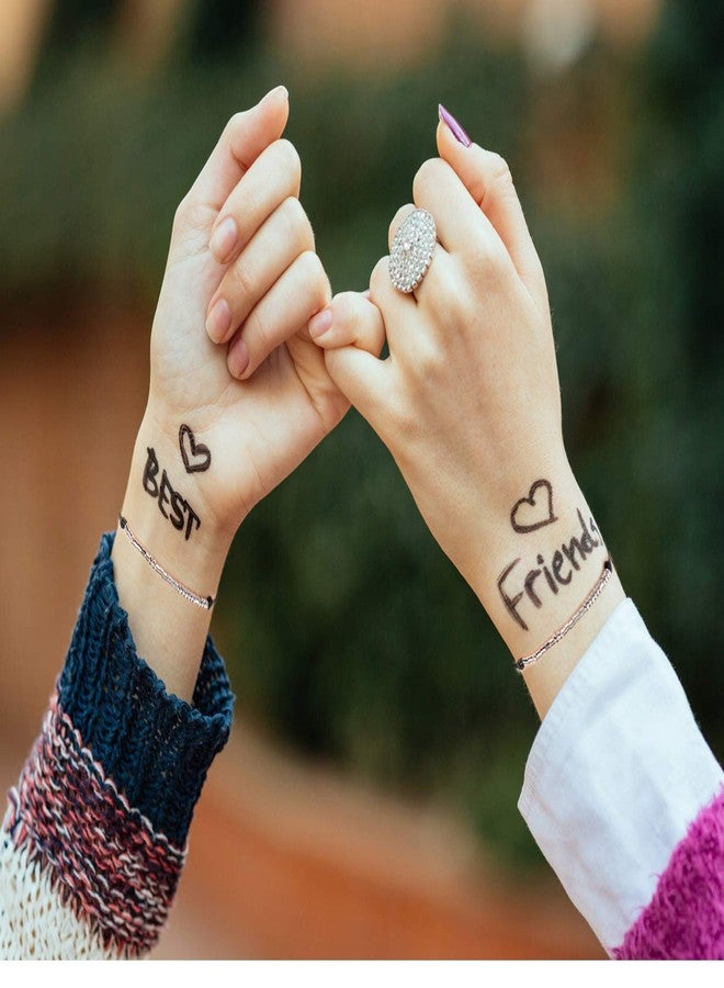 Lcherry سوار Lcherry BFF مورس كود، سوار Pinky Pomise للمسافات المتطابقة، مصنوع يدويًا من الخرز، قابل للتعديل، سوار صداقة للنساء، قطعتان - Image 5