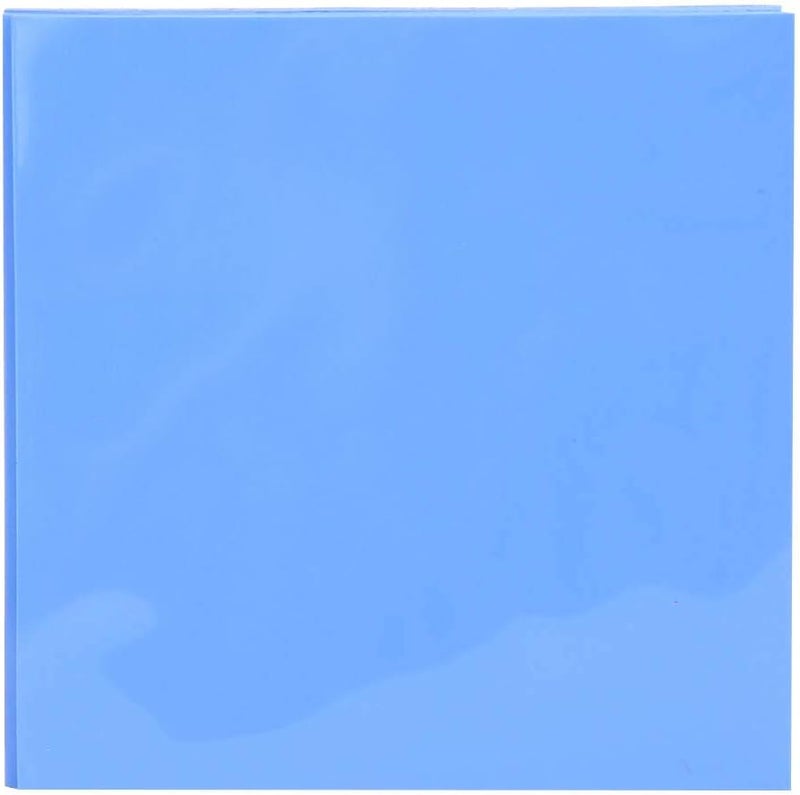 حصيرة توصيل حراري عازلة جيدة لبطاقات الرسوميات - 5 قطع زرقاء 100x100x1.5 مم - Image 2