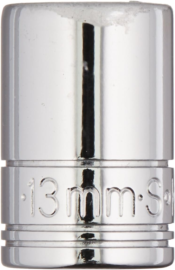 SK Tools USA 3/8-inch Drive - 13mm - Standard 6-Point Chrome Socket - 313 - Image 2