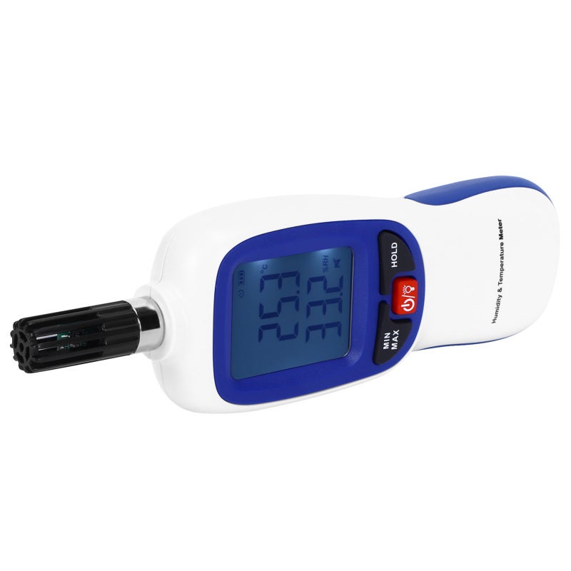 Digital Hygrometer: Compact Portable Design - High Accuracy Low-power Operation - Switchable ℃/℉ Units For Home Office Outdoor Travel Use - Image 1