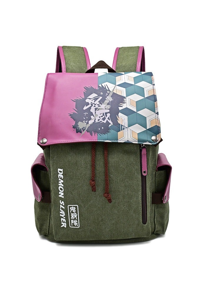 Cartoon Demon Slayer backpack student bag - Image 1