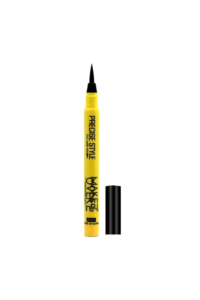 Makeover 22 Precious Style Waterproof Liquid Eyeliner - Black - PE001 - Image 1