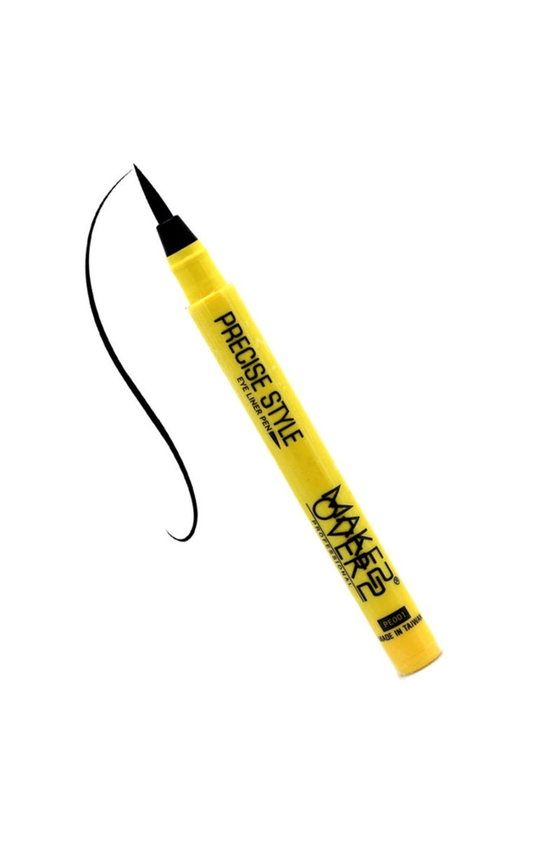 Makeover 22 Precious Style Waterproof Liquid Eyeliner - Black - PE001 - Image 2
