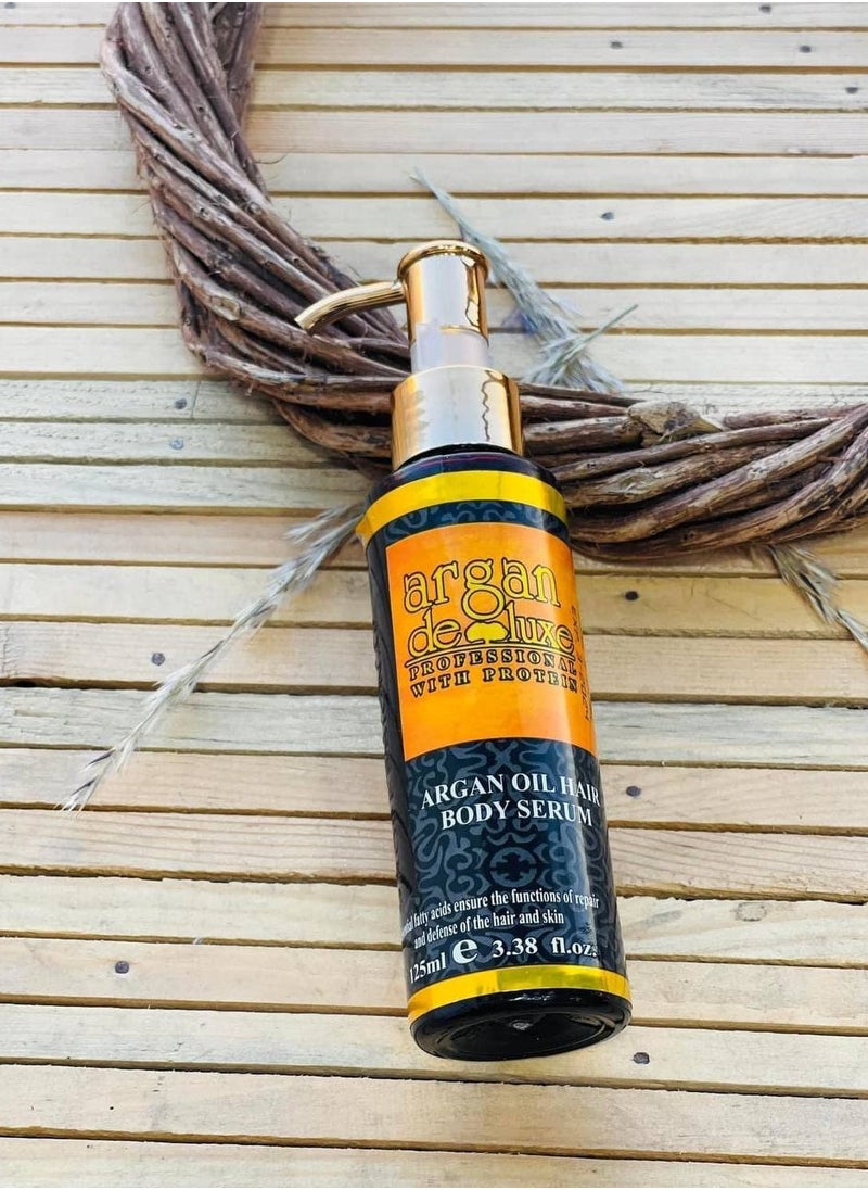 argan de luxe - Argan Oil Hair & Body Serum 125ml - Image 1