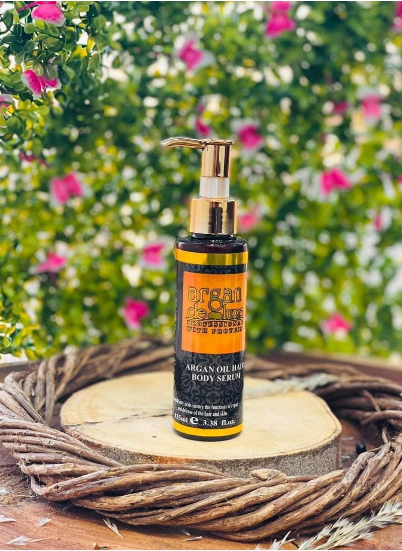argan de luxe - Argan Oil Hair & Body Serum 125ml - Image 1