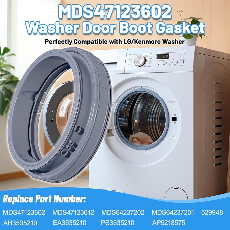 Alvar Upgraded MDS47123602 Washer Door Gasket Boot Seal for LG/Kenmore Washing Machines - Image 4