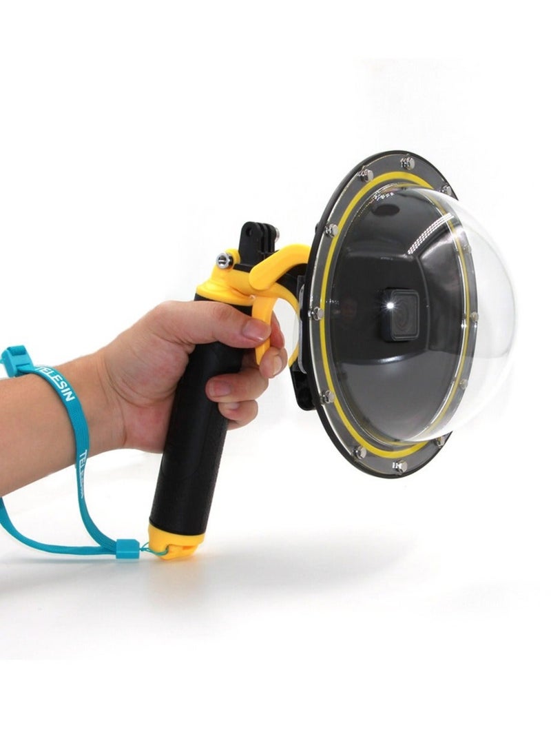 TELESIN 6'' Dome Port 30M Waterproof Case Housing For Gopro Hero 9 10 11 12 Trigger Dome Cover Lens Accessories  - Image 2