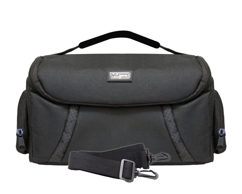 Vidpro DSLR and Video Camera Gadget Bag - Large Protective Case Includes Padded Dividers Handle and Shoulder Strap Compatible with Most Camera Brands Fits 1-2 DSLR Cameras 4 Lenses and Accessories - Image 1