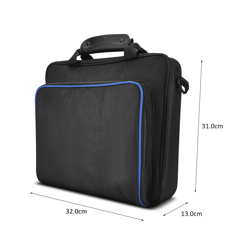 PS4 Portable Handbag Waterproof Nylon Travel Storage Bag - Adjustable Shoulder Strap Organizer for Controllers Accessories - Image 4