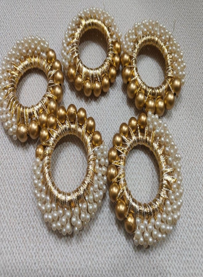 SP SELLPLUS Sellplus Pearl Bangle for Art & Craft | Home Decor | Diwali | Navratri | Wedding Decoration | Wall Hanging | Tea Light (10c Pcs) (2 Inches) - Image 3