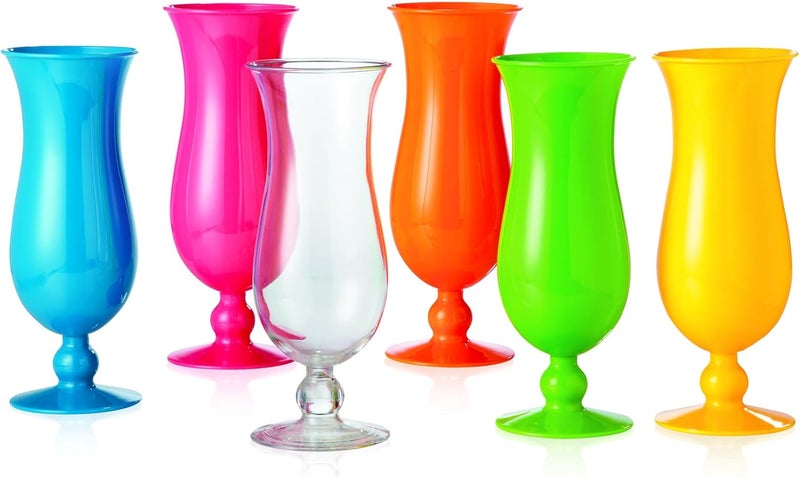 Get G.E.T. HUR-1-CL Carefree Shatterproof Cocktail/Hurricanes Glasses, 15 oz set of 12. - Image 2