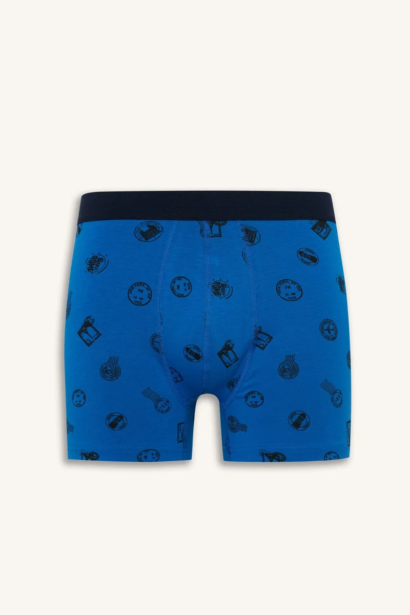 ديفاكتو Regular Fit Patterned 3 Piece Boxer Shorts