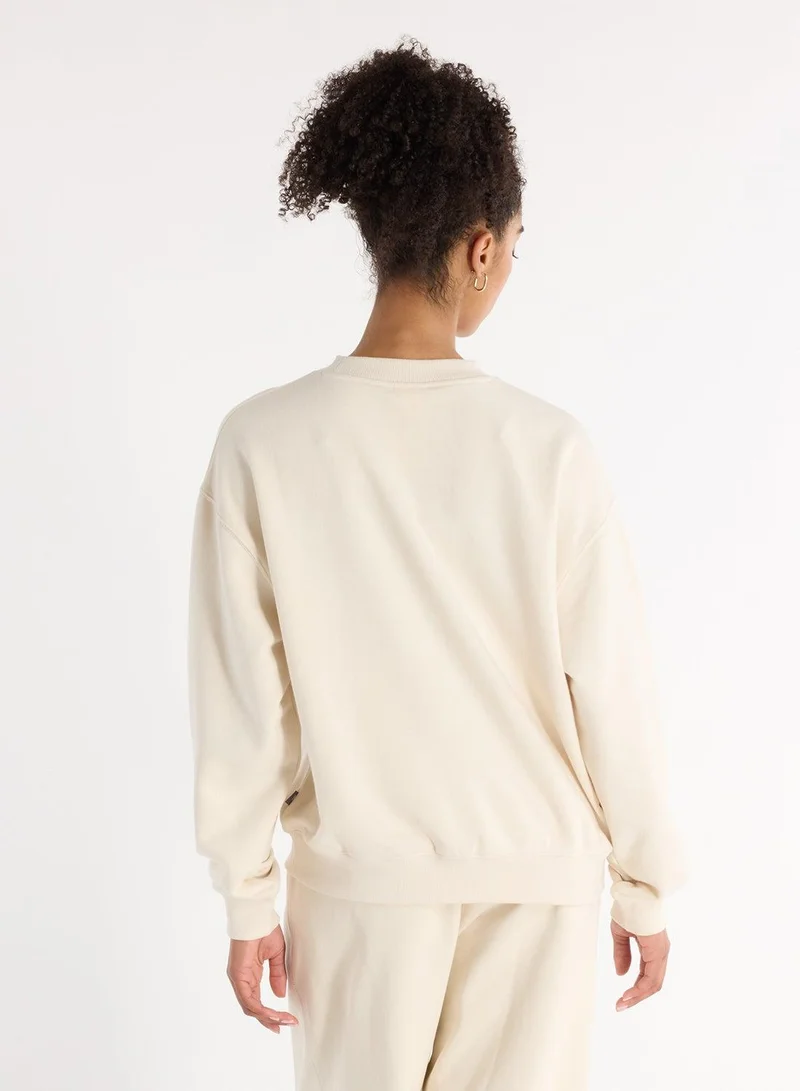 New Balance French Terry Oversized Logo Sweatshirt