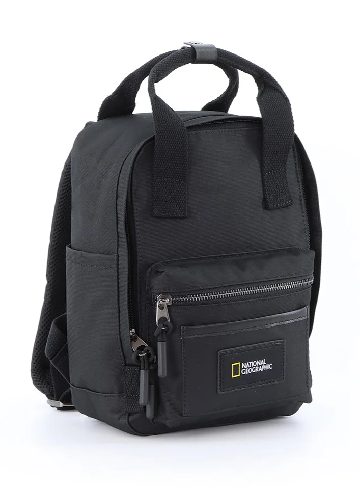 NATIONAL GEOGRAPHIC National Geographic LEGEND Small Backpack Black For Men And Women, Durable Water Resistant Padded Laptop Casual Daypack, Bag For School College Office Leisure Outdoor Travel