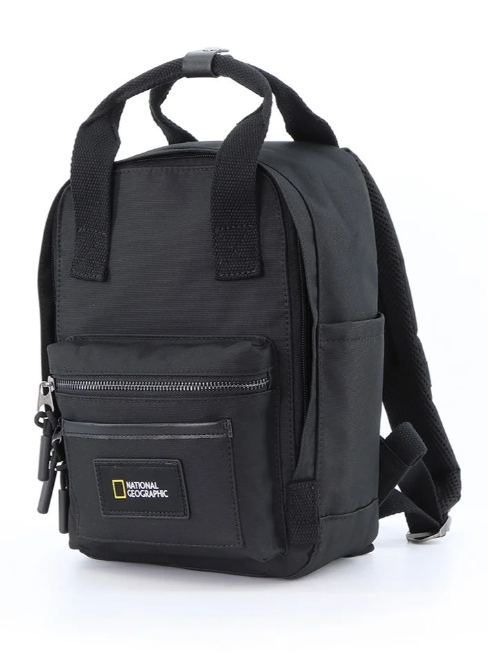 ناشيونال چيوغرافيك National Geographic LEGEND Small Backpack Black For Men And Women, Durable Water Resistant Padded Laptop Casual Daypack, Bag For School College Office Leisure Outdoor Travel