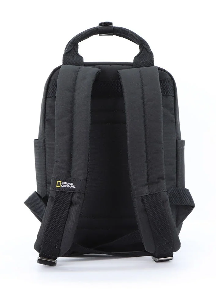 National Geographic Black National Geographic LEGEND Small Backpack Black For Men And Women, Durable Water Resistant Padded Laptop Casual Daypack, Bag For School College Office Leisure Outdoor Travel  | Best Price UAE