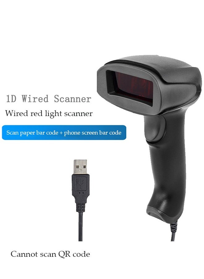 DUNISO - Wireless 2D Barcode Scanner , Bluetooth & Wireless & USB Wired Automatic Bar Code Imager Reader Handhold Scanner ，with Stand，Compatible for Laptops, Computers, Cashier, POS - Image 1