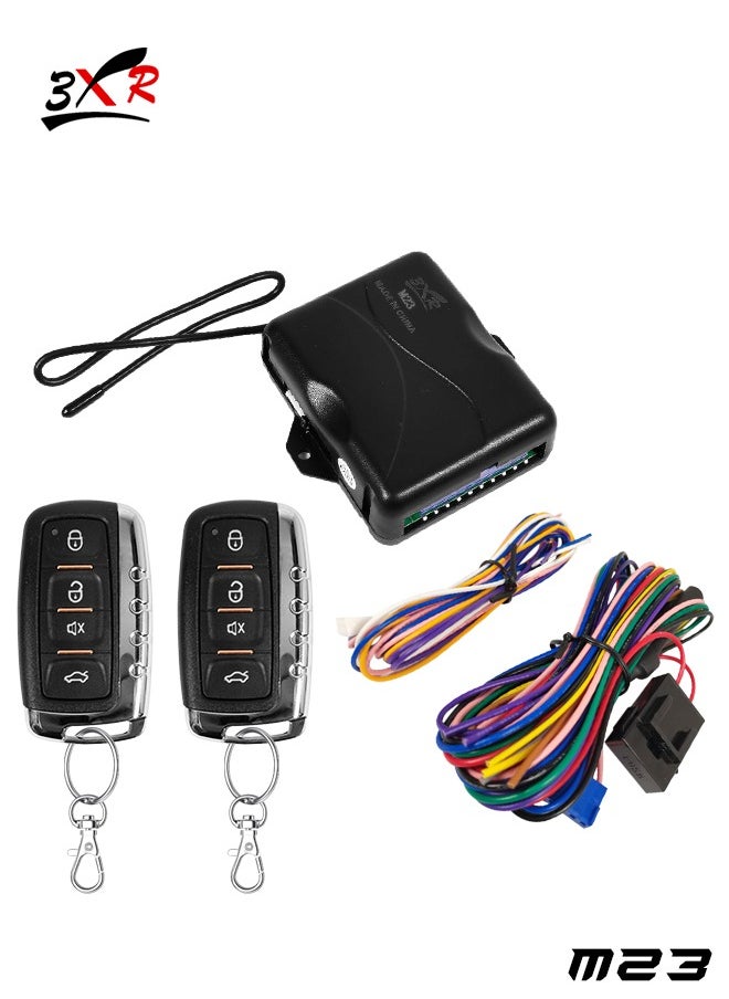 3XR 3XR Car Keyless Entry System with Central Locking and Remote Control Features M23  - Image 1