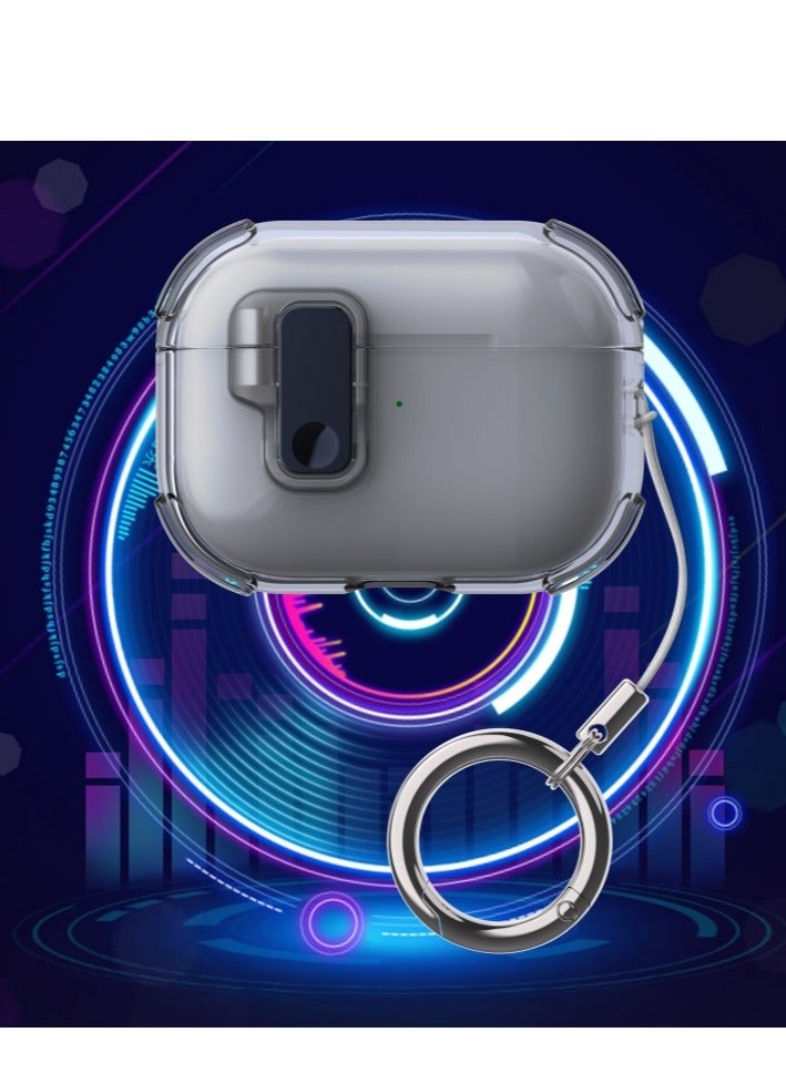 AirPods Pro 2 2022/AirPods Pro 2019 Case with Lock, Drop-proof and Shockproof Protective Case Cover with Keychain for Apple AirPods Pro 2/Airpods Pro  - Image 1