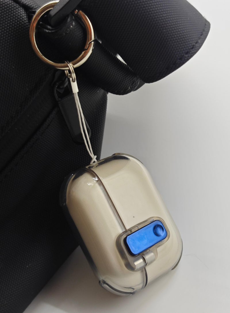 AirPods Pro 2 2022/AirPods Pro 2019 Case with Lock, Drop-proof and Shockproof Protective Case Cover with Keychain for Apple AirPods Pro 2/Airpods Pro  - Image 2