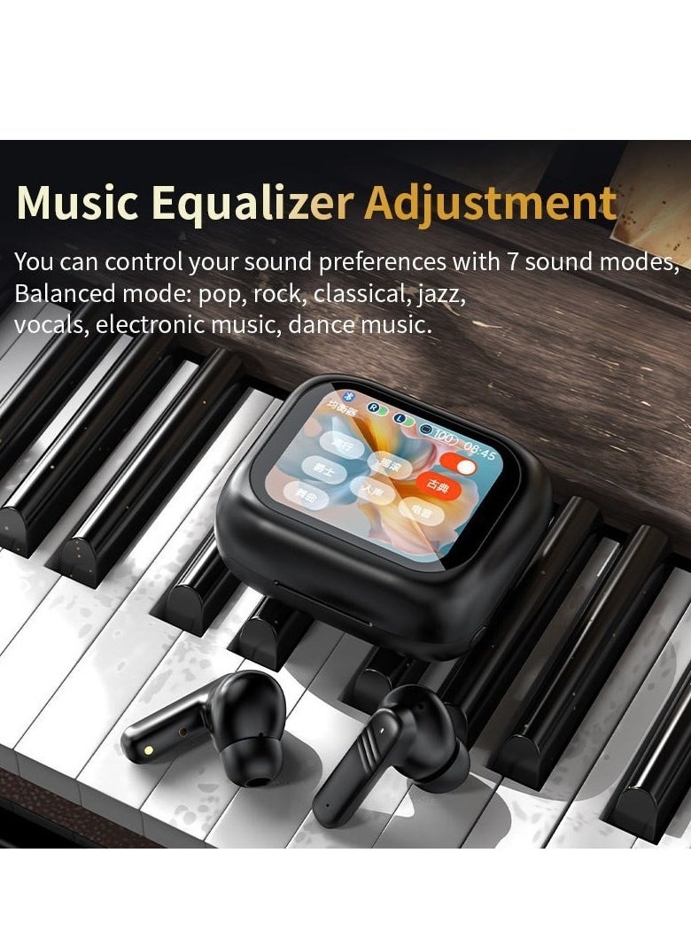 Generic Wireless Earbuds, Bluetooth 5.4 Headphones HiFi Stereo, Bluetooth Earbuds with ENC Noise Cancelling Mic, IP7 Waterproof in Ear Earphones, 48H, LED Display Ear buds for Pad Workout Sports, Suitable for Apple, Samsung, Huawei, etc.(White)  - Image 3