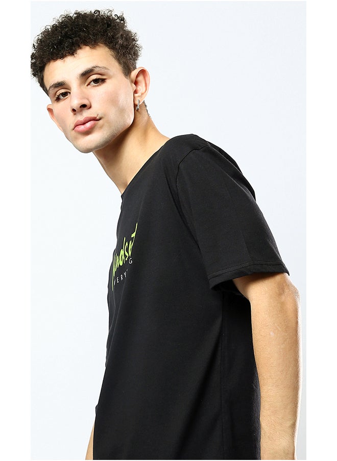RAVIN Printed "Mindset" Black Short Sleeves Tee  - Image 4