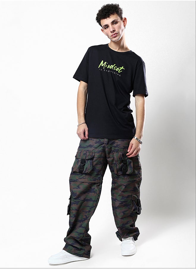 RAVIN Printed "Mindset" Black Short Sleeves Tee  - Image 5
