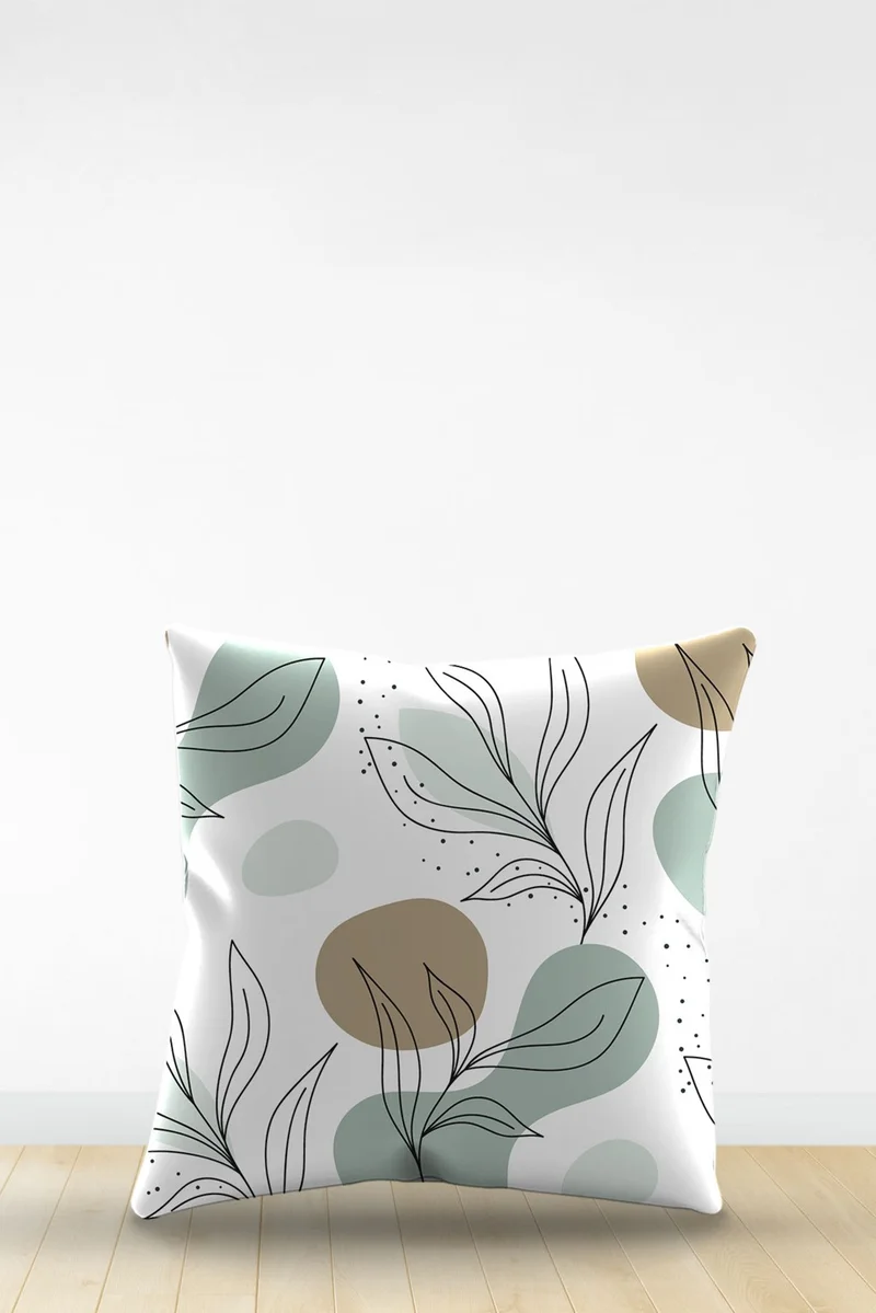 Artavessa Double Sided Digital Printed Decorative Faux Leather Throw Pillow Cover