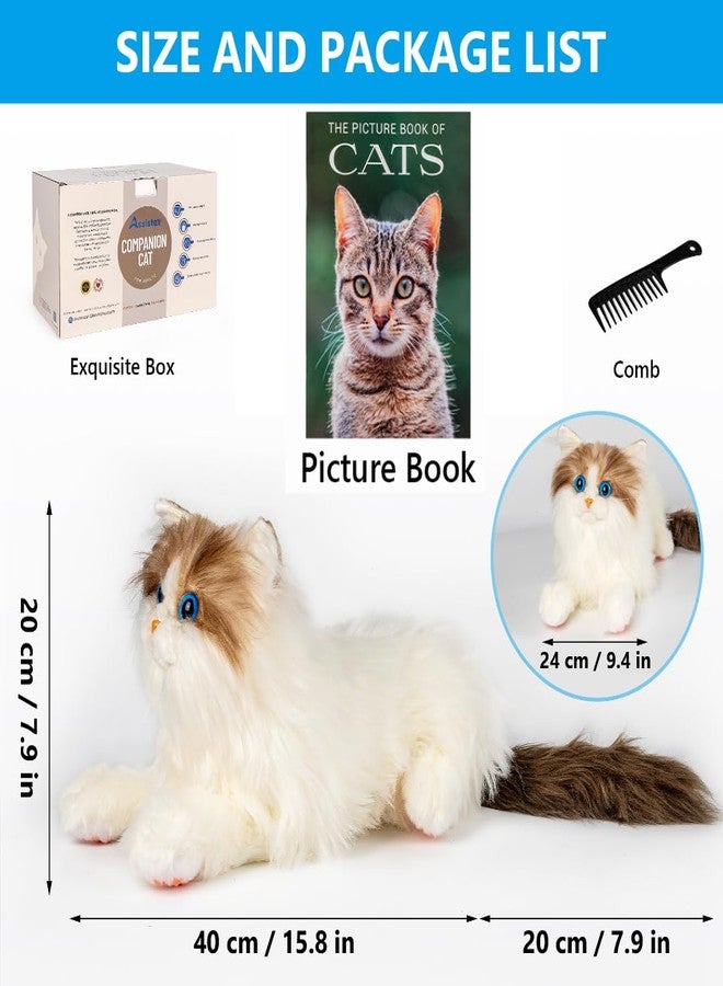 Assistex Therapy Cat Plush for Seniors with Dementia - Realistic Stuffed Animal Companion for Alzheimer’s, Memory Loss, Elderly Comfort - Soft, Calming, Lifelike Cat Toy - Image 2
