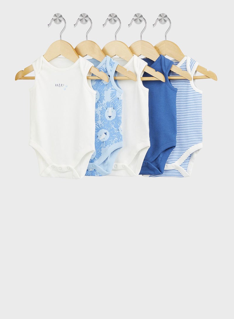 mothercare Kids 5 Pack Bodysuits  - Image 1